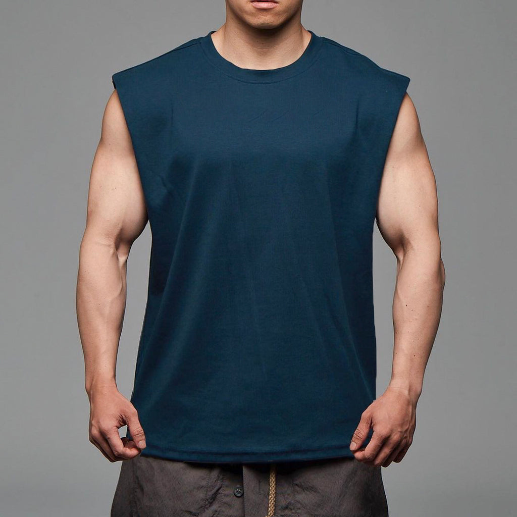 Men's Loose Cotton Muscle Tee