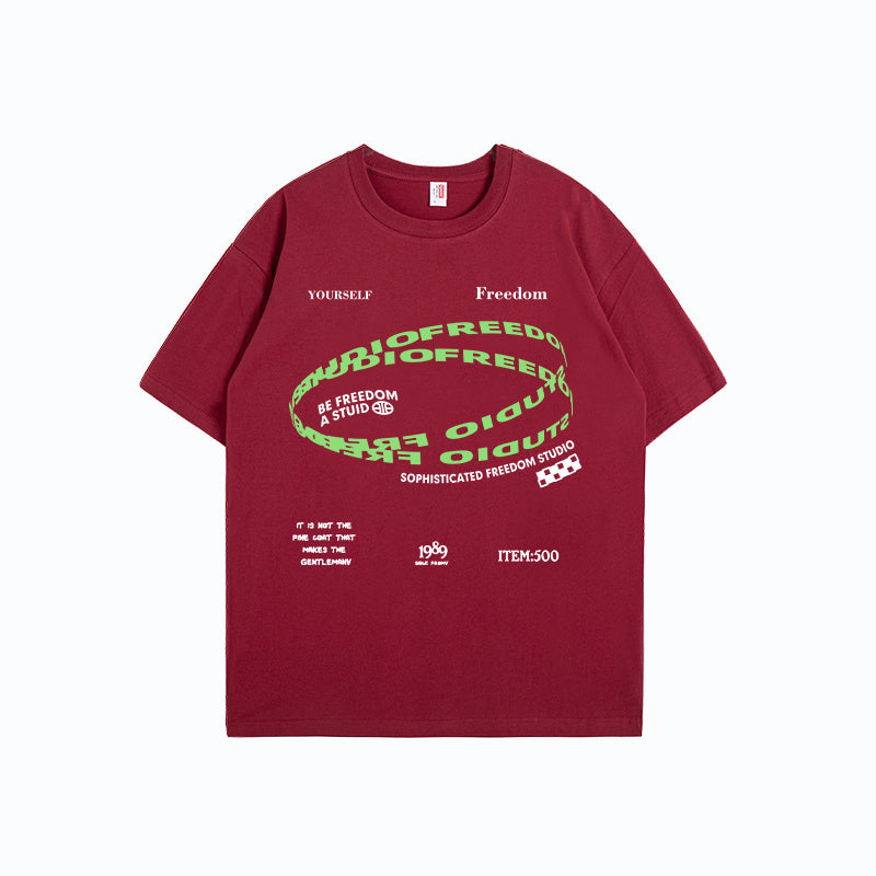 "Sophisticated Freedom" Print T-shirt
