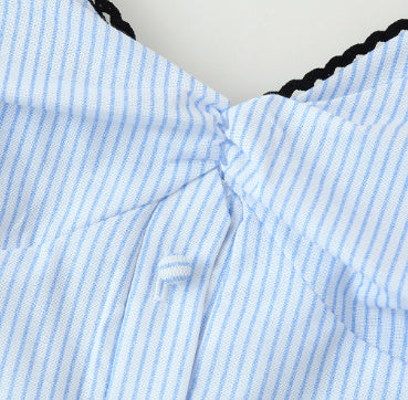 Stripes Sleeveless Sling Dress