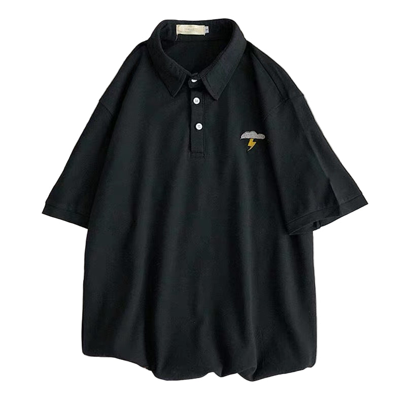 Baggy Short Sleeve Polo Shirt