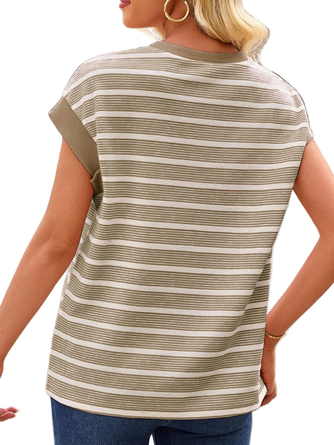 Striped Short Sleeve T-Shirt