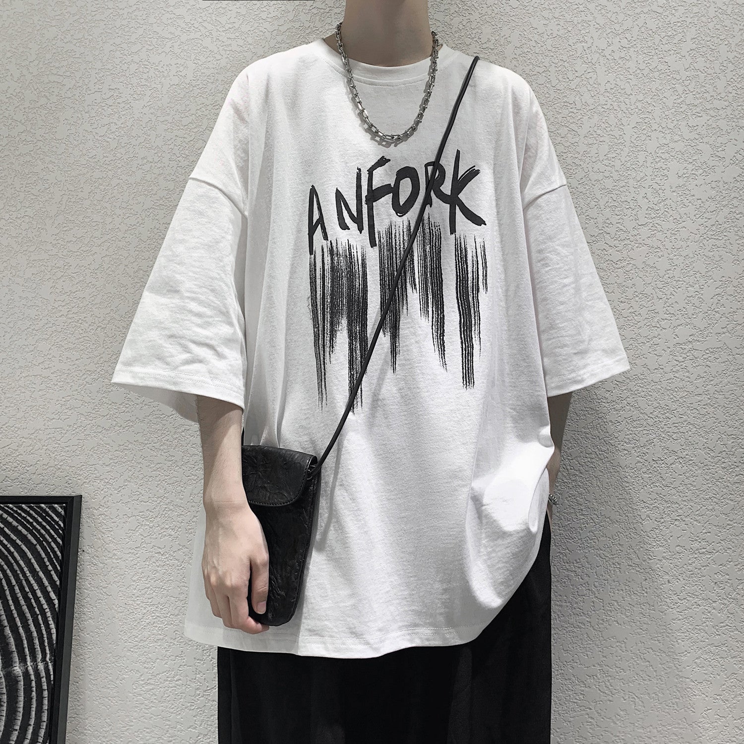 "Anfork" Printed T-shirt
