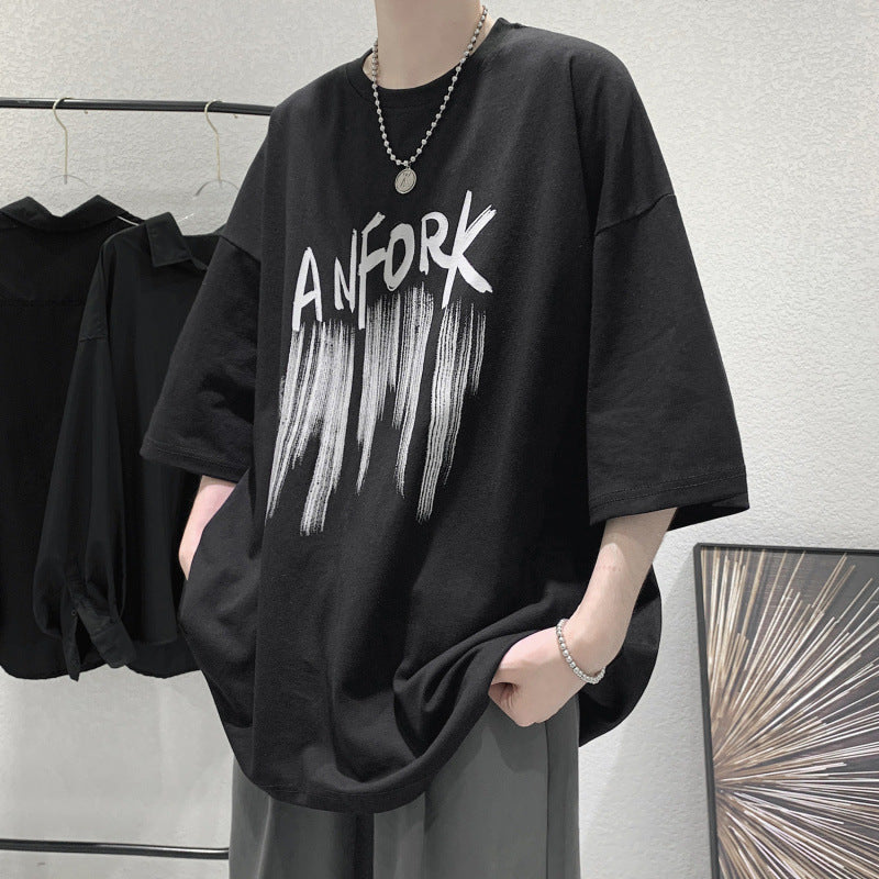 "Anfork" Printed T-shirt