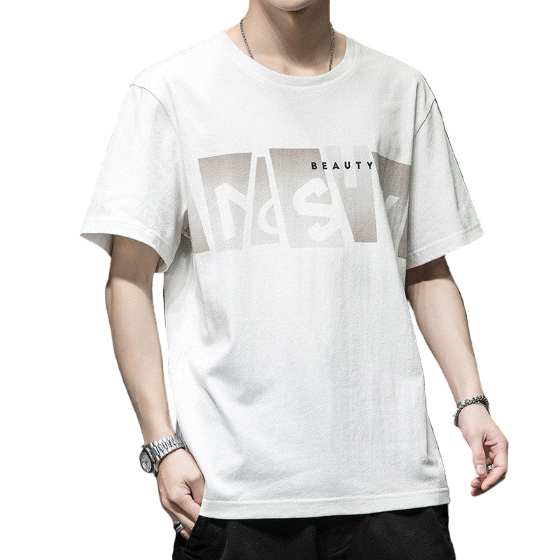 Letters Print Loose T-shirt