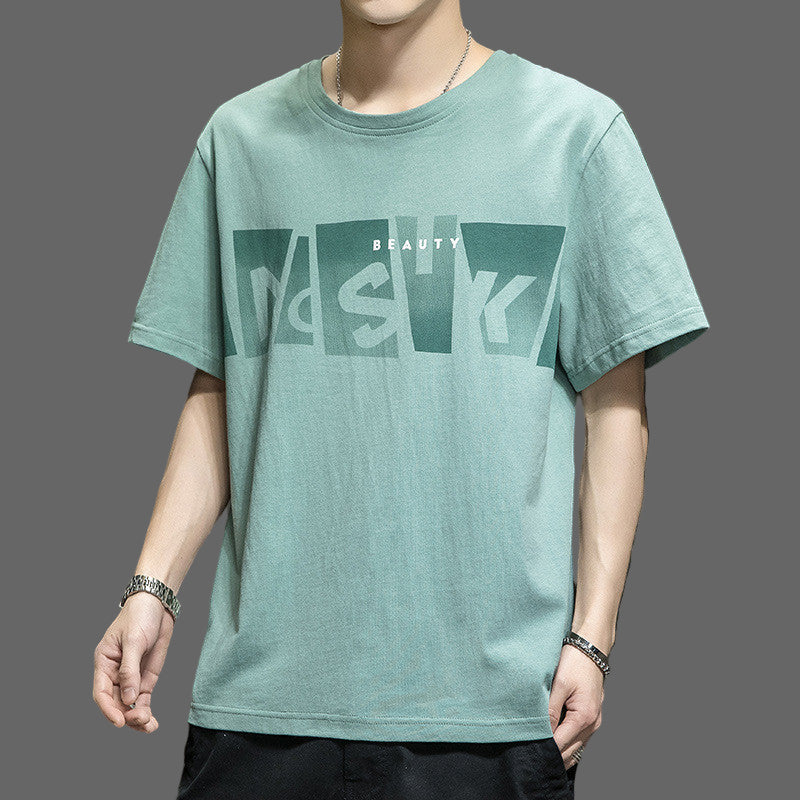 Letters Print Loose T-shirt