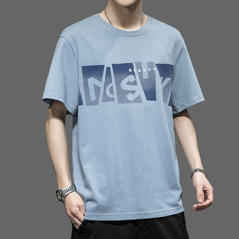 Letters Print Loose T-shirt