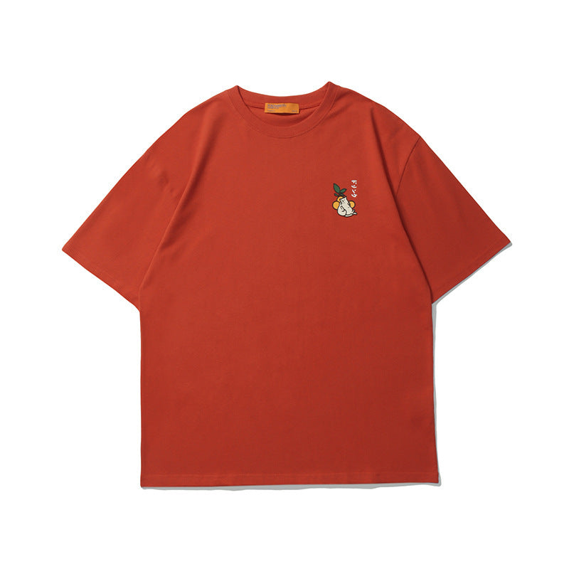 Juice Box Print Loose T-shirt