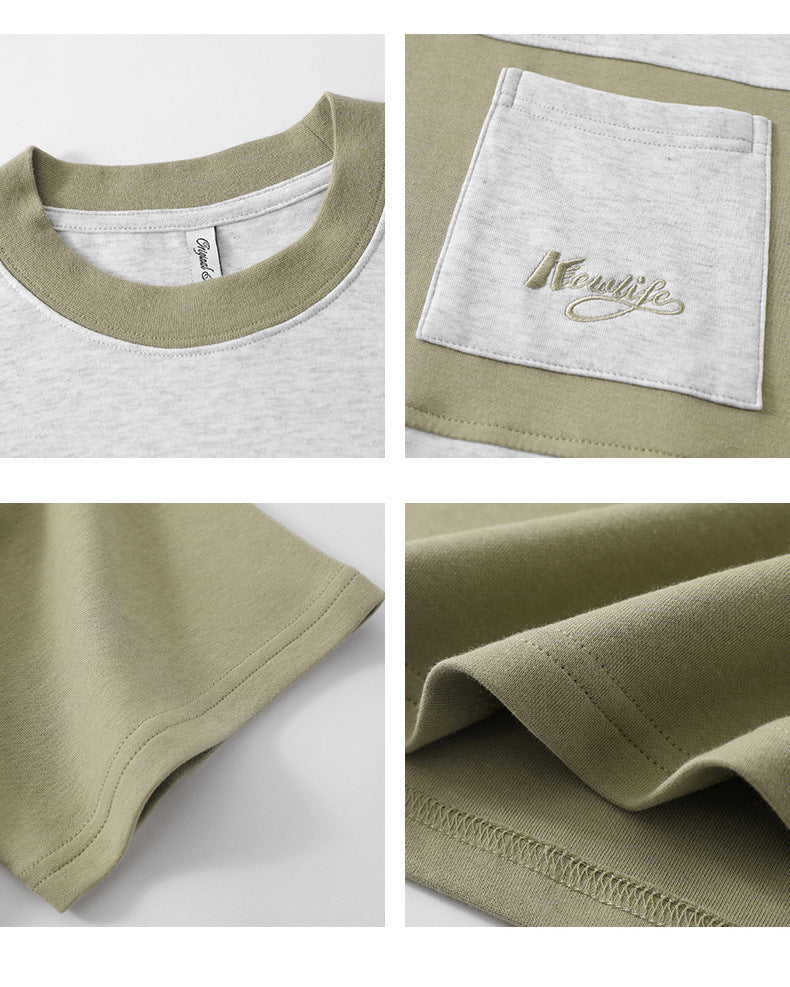 Men's Loose Striped Retro Top