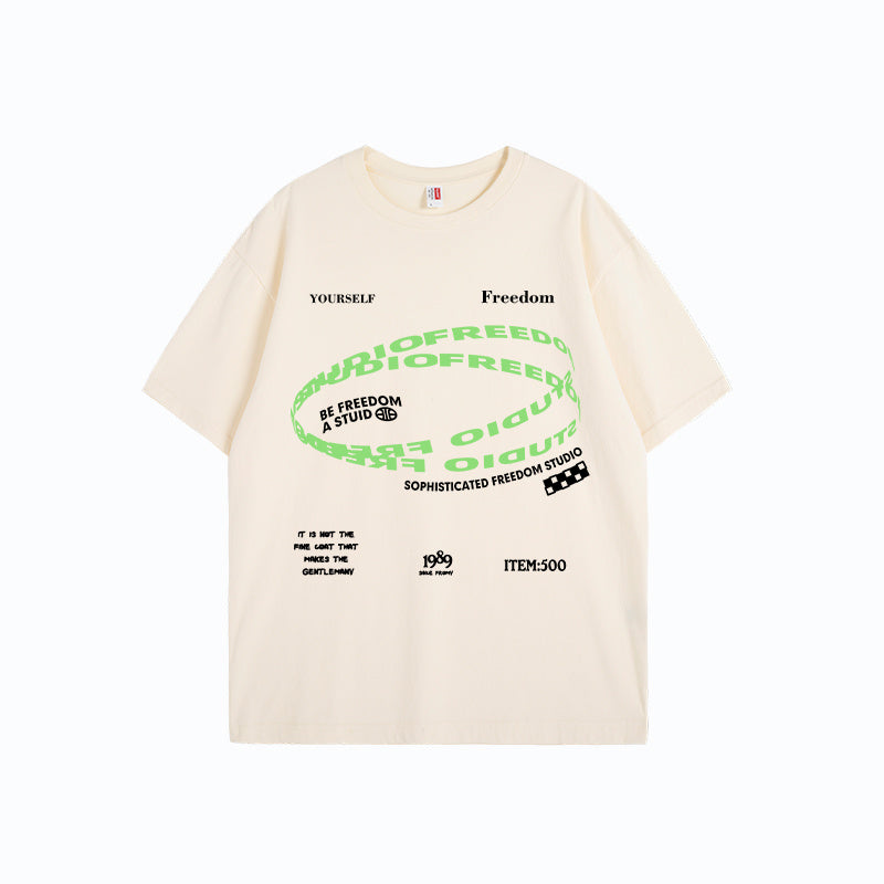 "Sophisticated Freedom" Print T-shirt