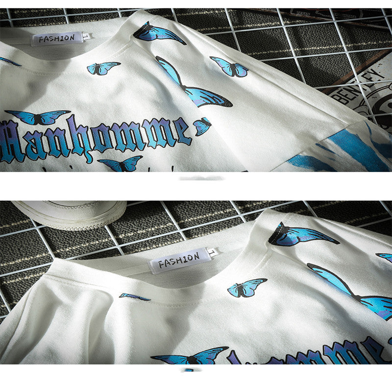 Butterfly Japanese Loose T-shirt