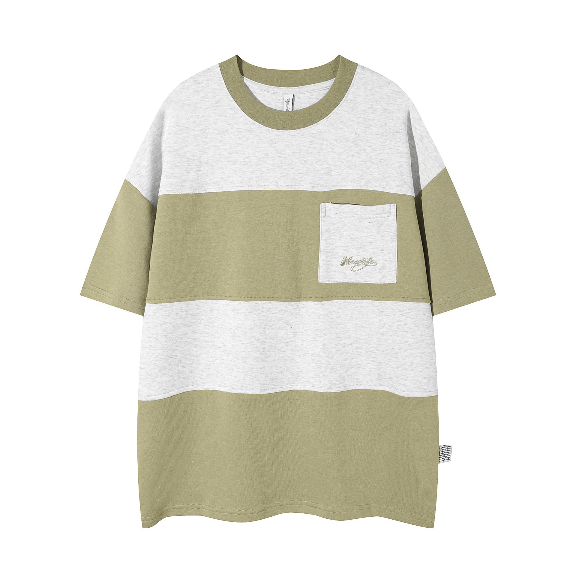 Men's Loose Striped Retro Top