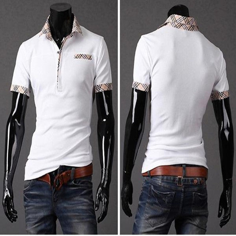 Men's Summer Collared Polo Shirt