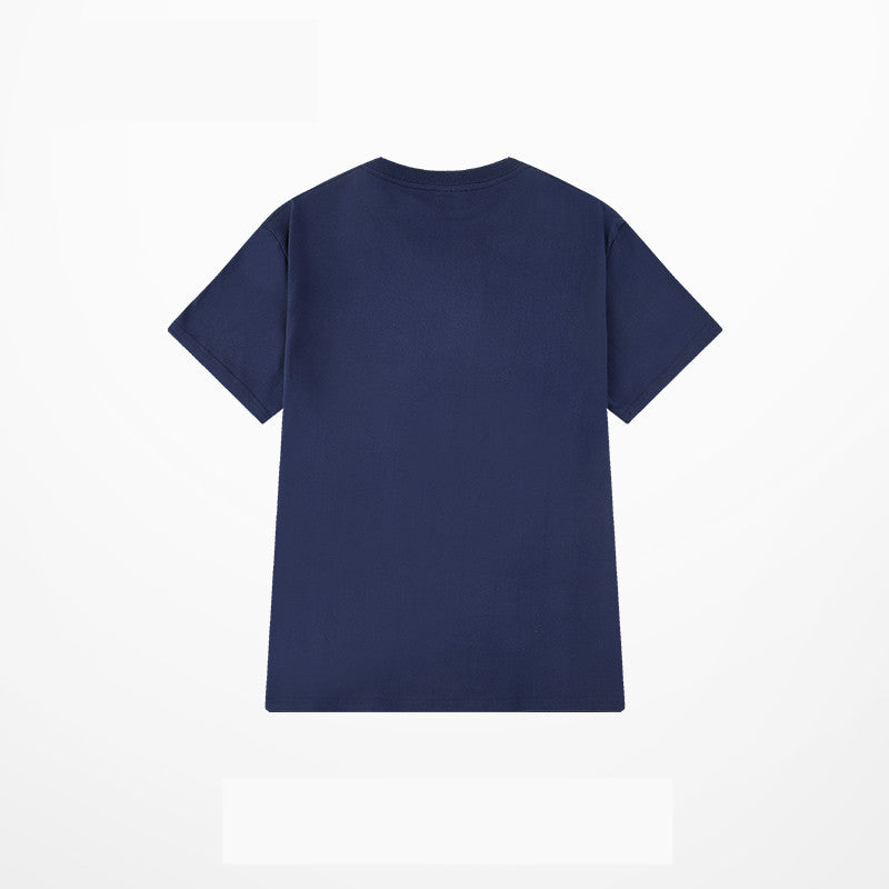 "Retriever Club" Print Half Sleeve T-shirt