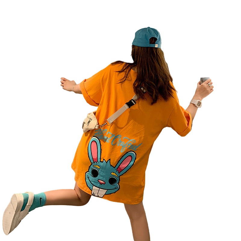 "Hand Crafted" Mouse Print T-shirt