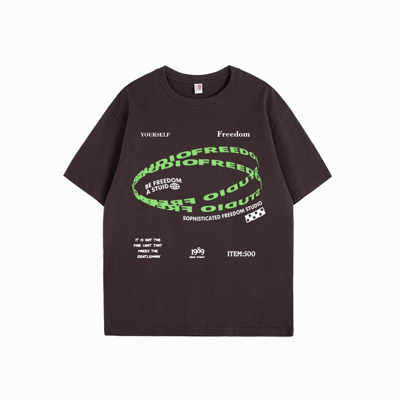 "Sophisticated Freedom" Print T-shirt