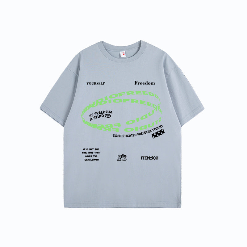 "Sophisticated Freedom" Print T-shirt