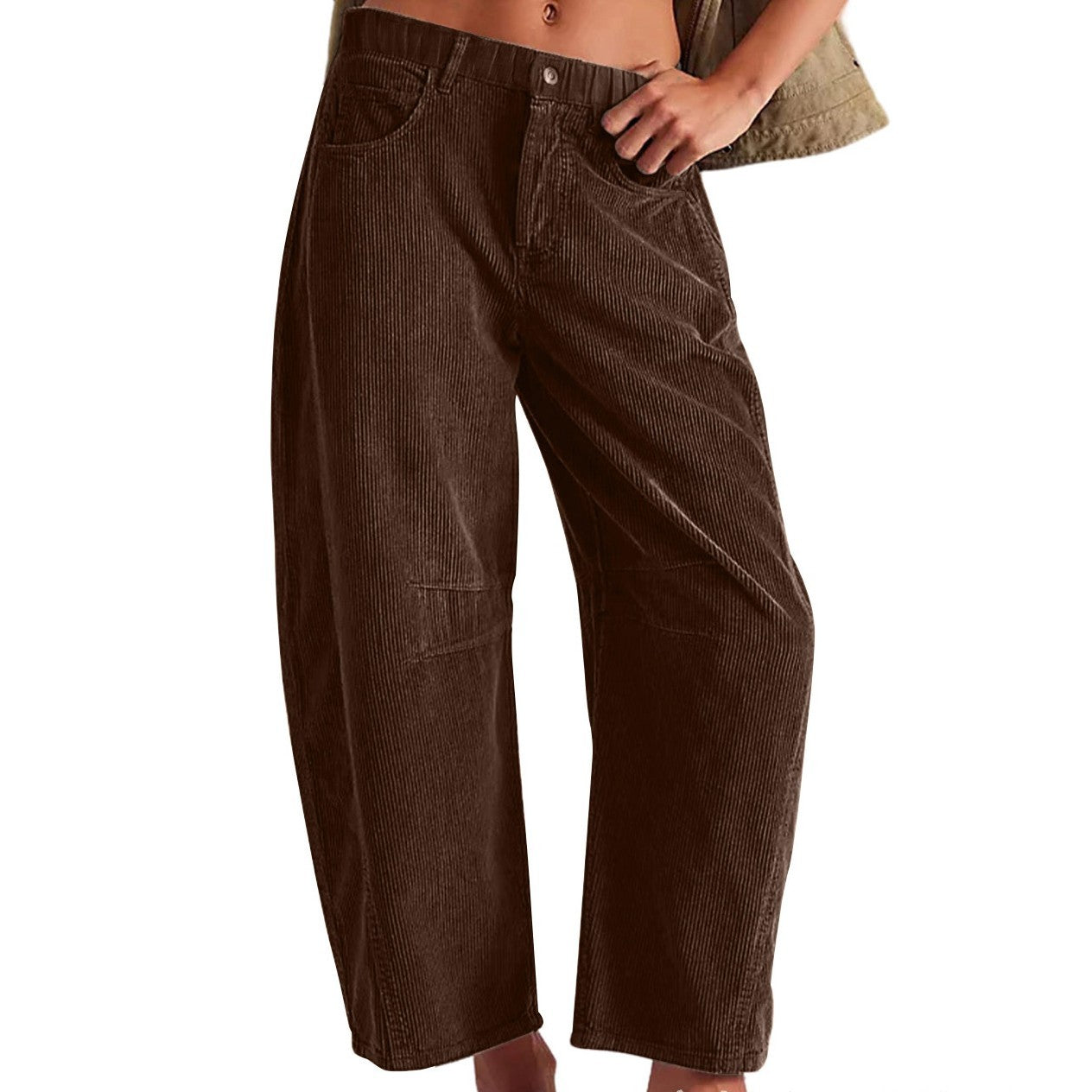 Corduroy Loose Trousers