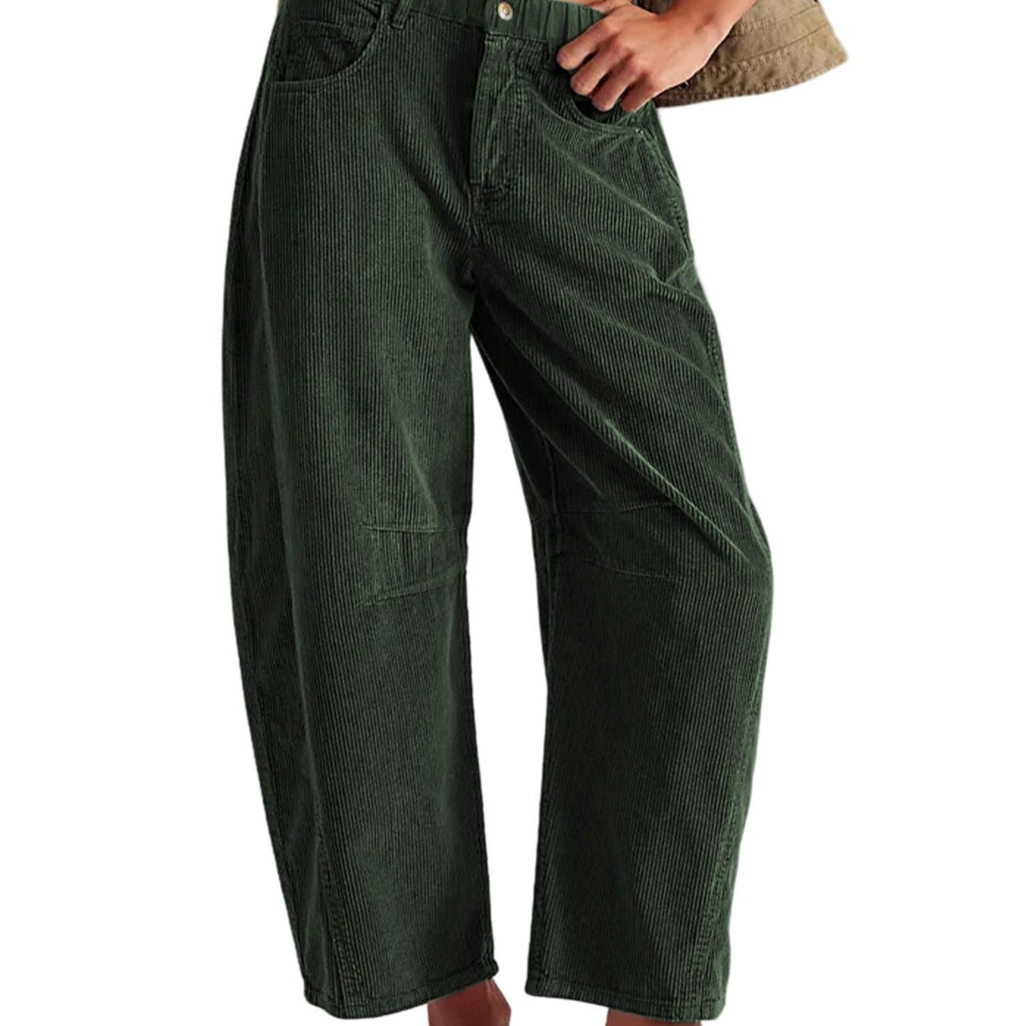 Corduroy Loose Trousers