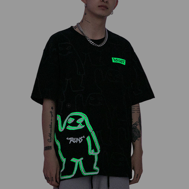 Bear Print Glow-In-The-Dark Tees