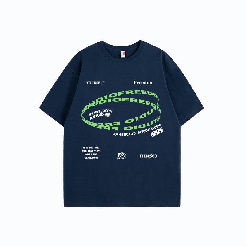 "Sophisticated Freedom" Print T-shirt