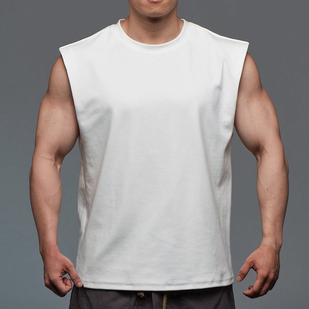Men's Loose Cotton Muscle Tee