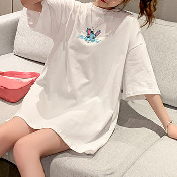 "Hand Crafted" Mouse Print T-shirt