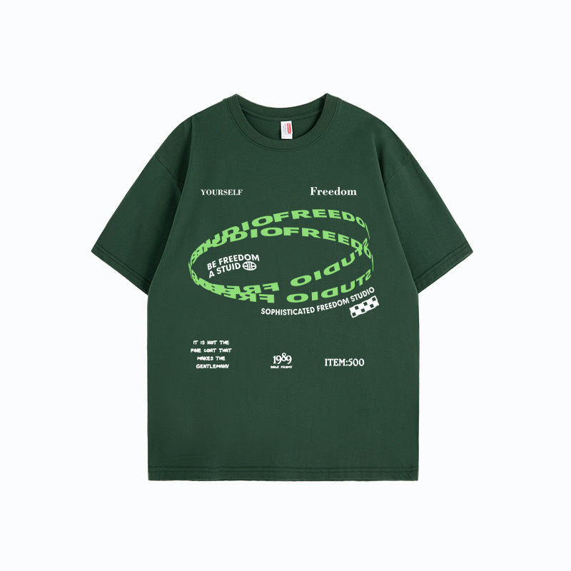 "Sophisticated Freedom" Print T-shirt