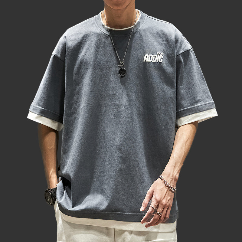 Casual Loose Fake Two-Piece