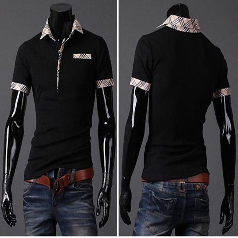Men's Summer Collared Polo Shirt