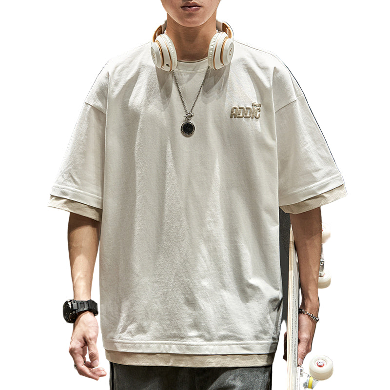 Casual Loose Fake Two-Piece