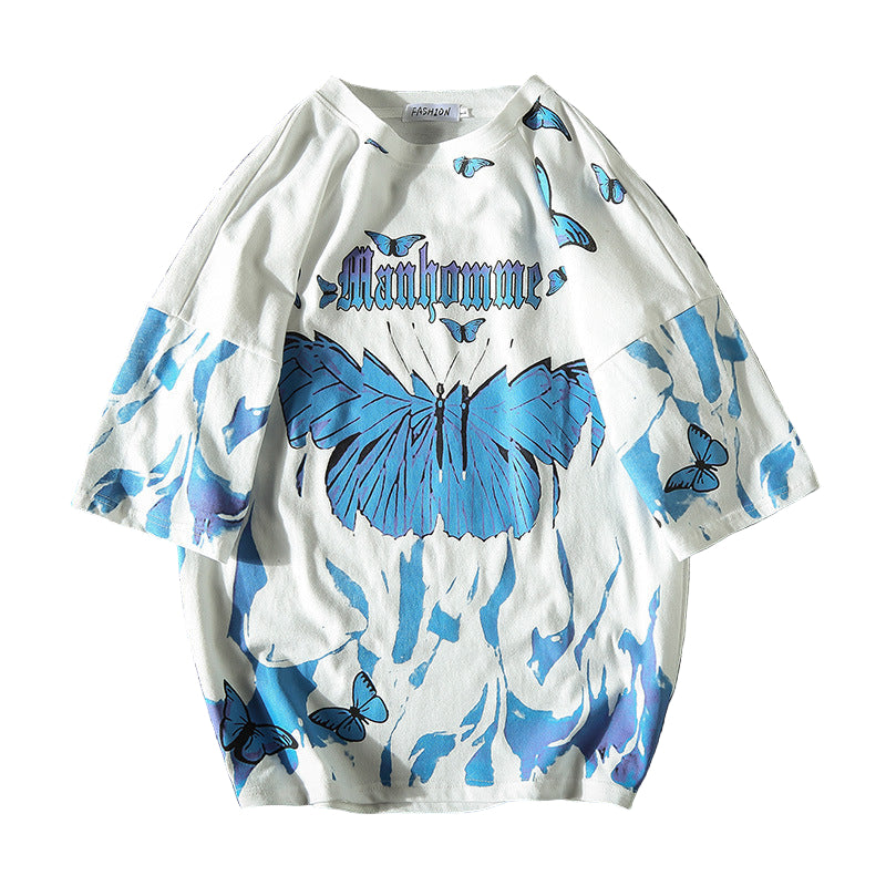 Butterfly Japanese Loose T-shirt