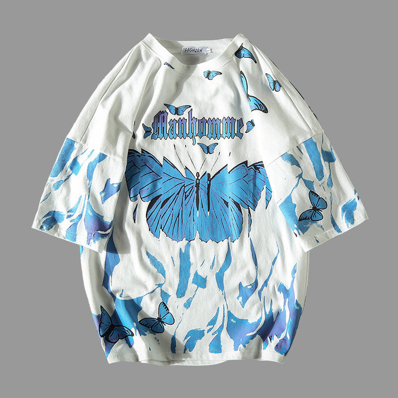 Butterfly Japanese Loose T-shirt