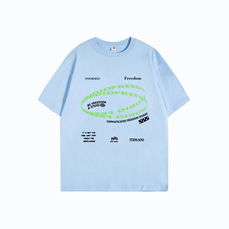 "Sophisticated Freedom" Print T-shirt