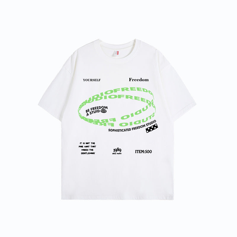 "Sophisticated Freedom" Print T-shirt