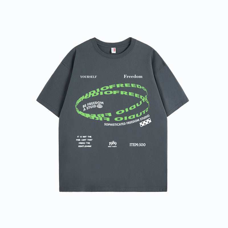 "Sophisticated Freedom" Print T-shirt