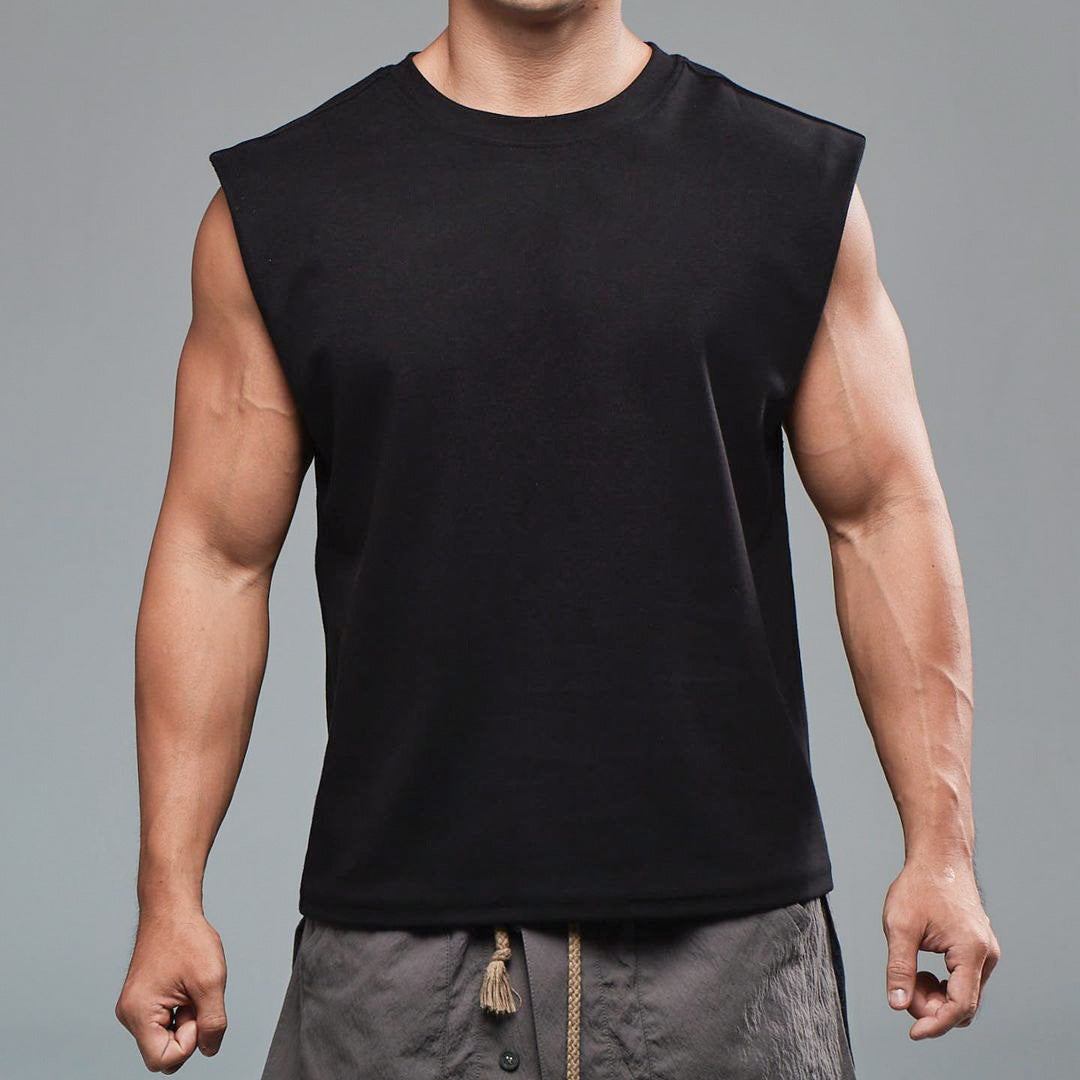 Men's Loose Cotton Muscle Tee