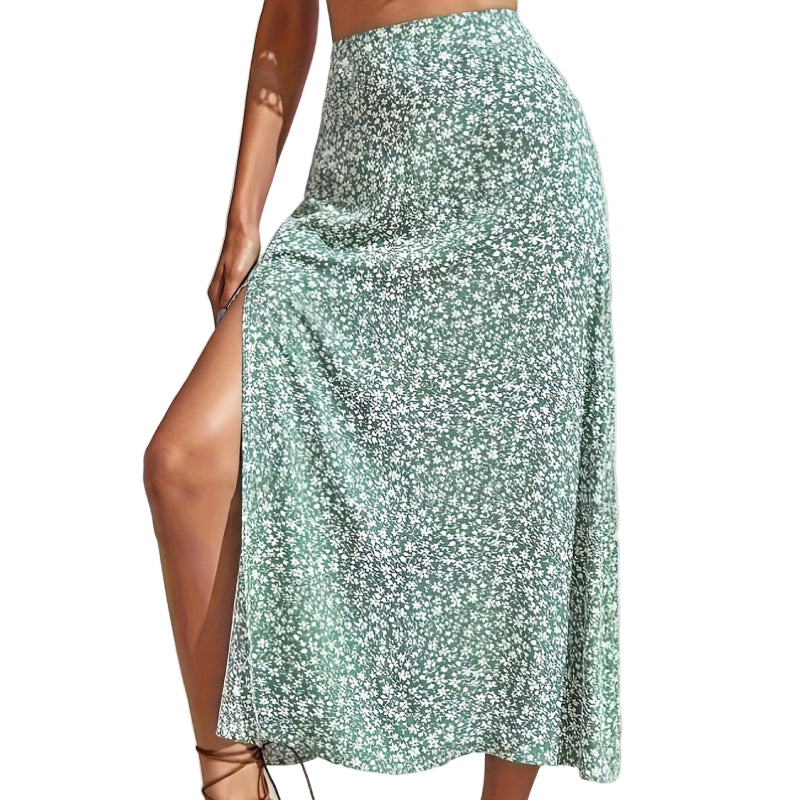 Floral Slit Fairy Skirt