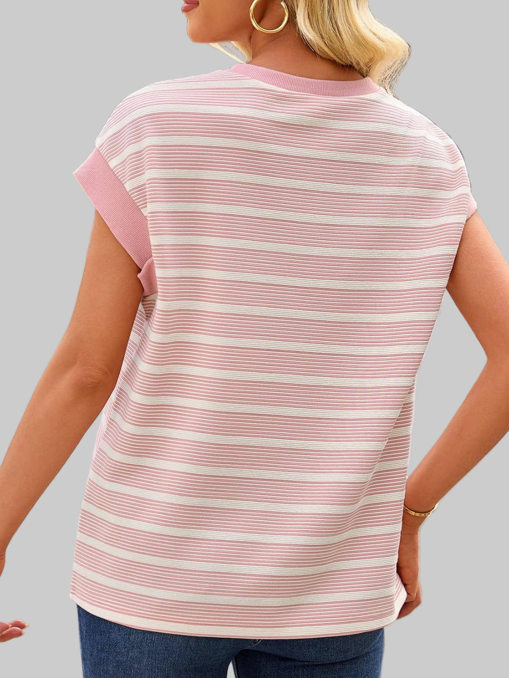 Striped Short Sleeve T-Shirt