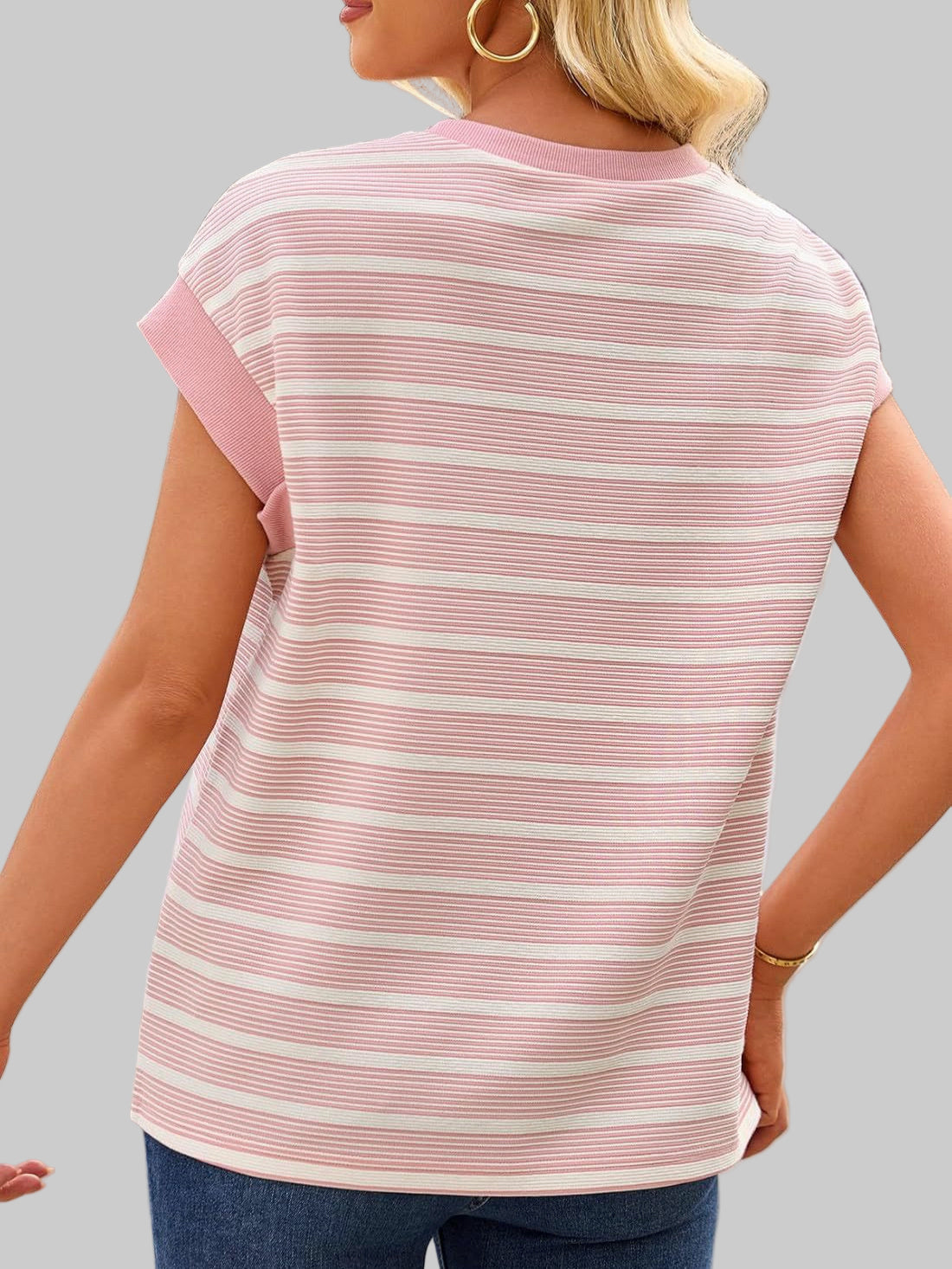 Striped Short Sleeve T-Shirt