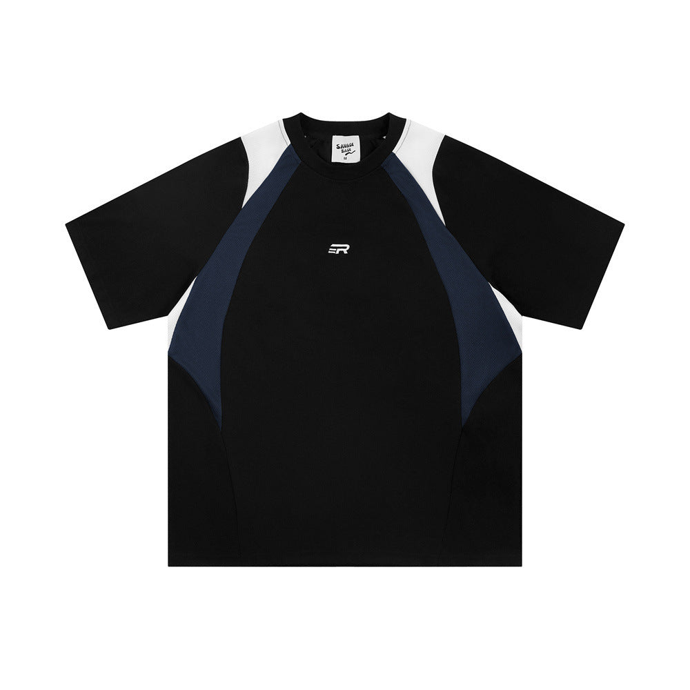 Stitched Loose Casual T-shirt