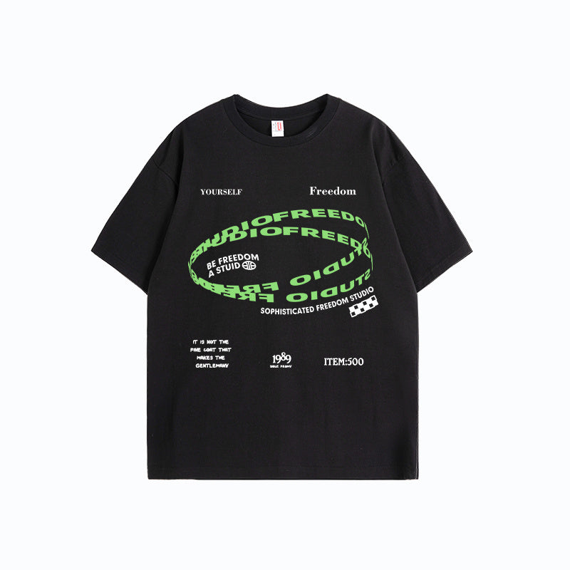 "Sophisticated Freedom" Print T-shirt