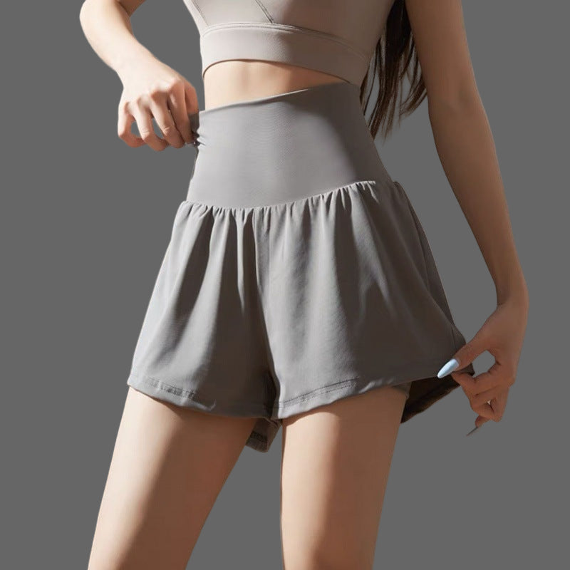 High Waist Belly Contracting Sports Shorts