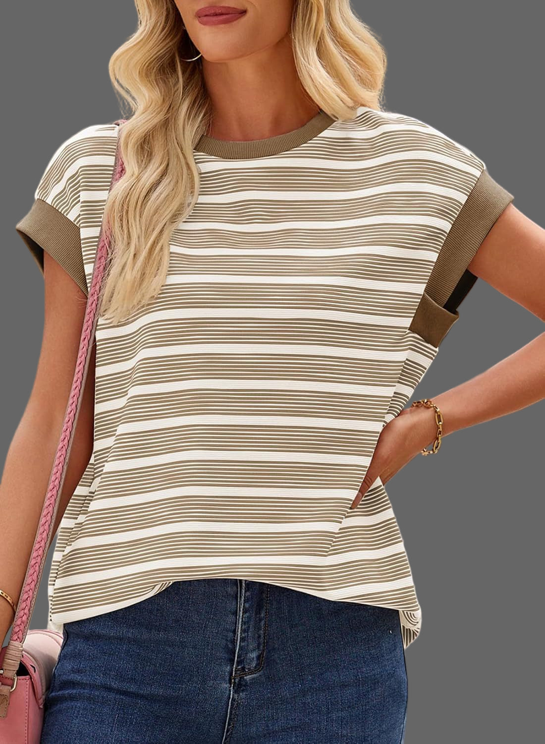 Striped Short Sleeve T-Shirt